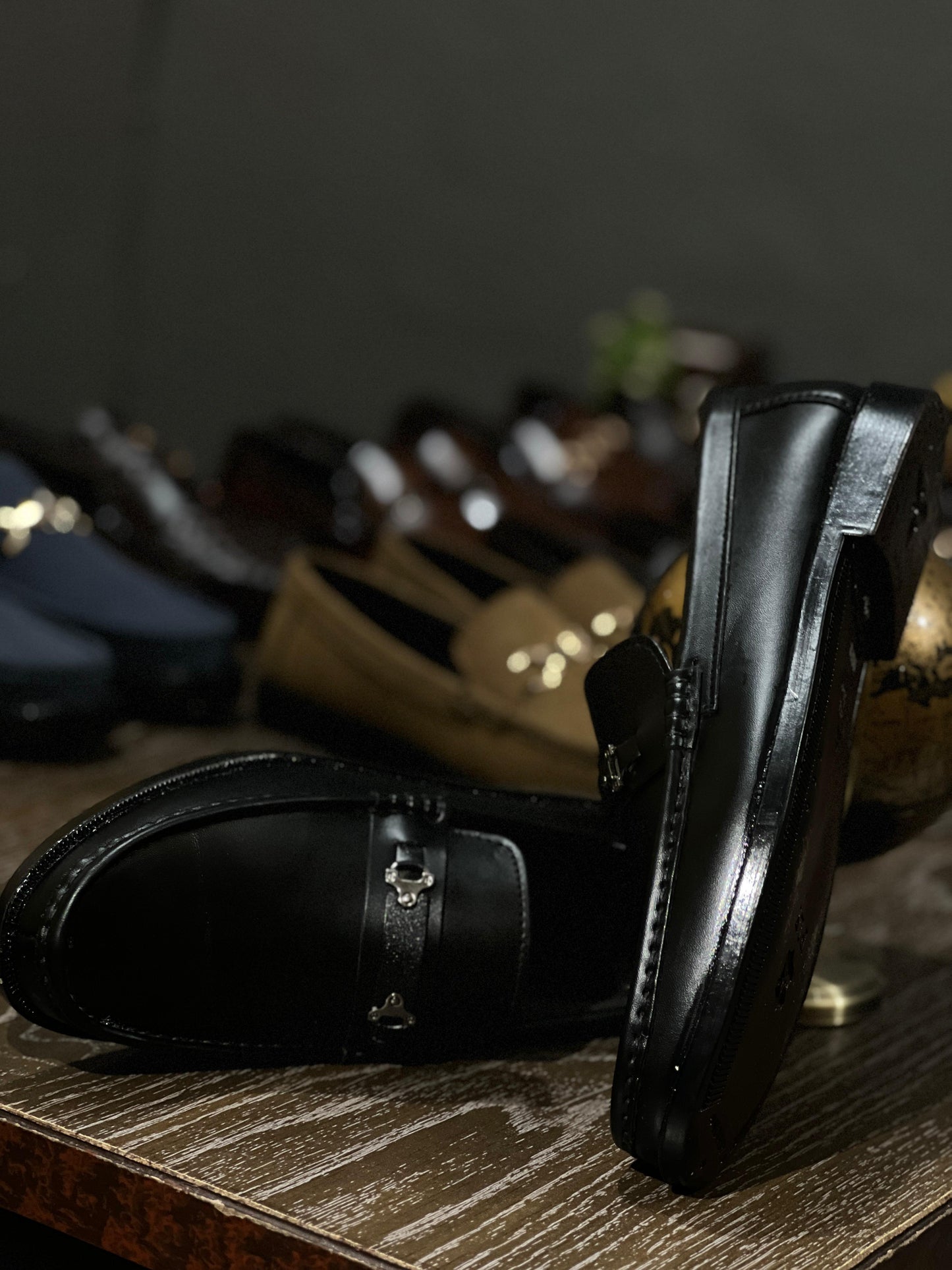 Cherry Leather Handmade Shoes-2675