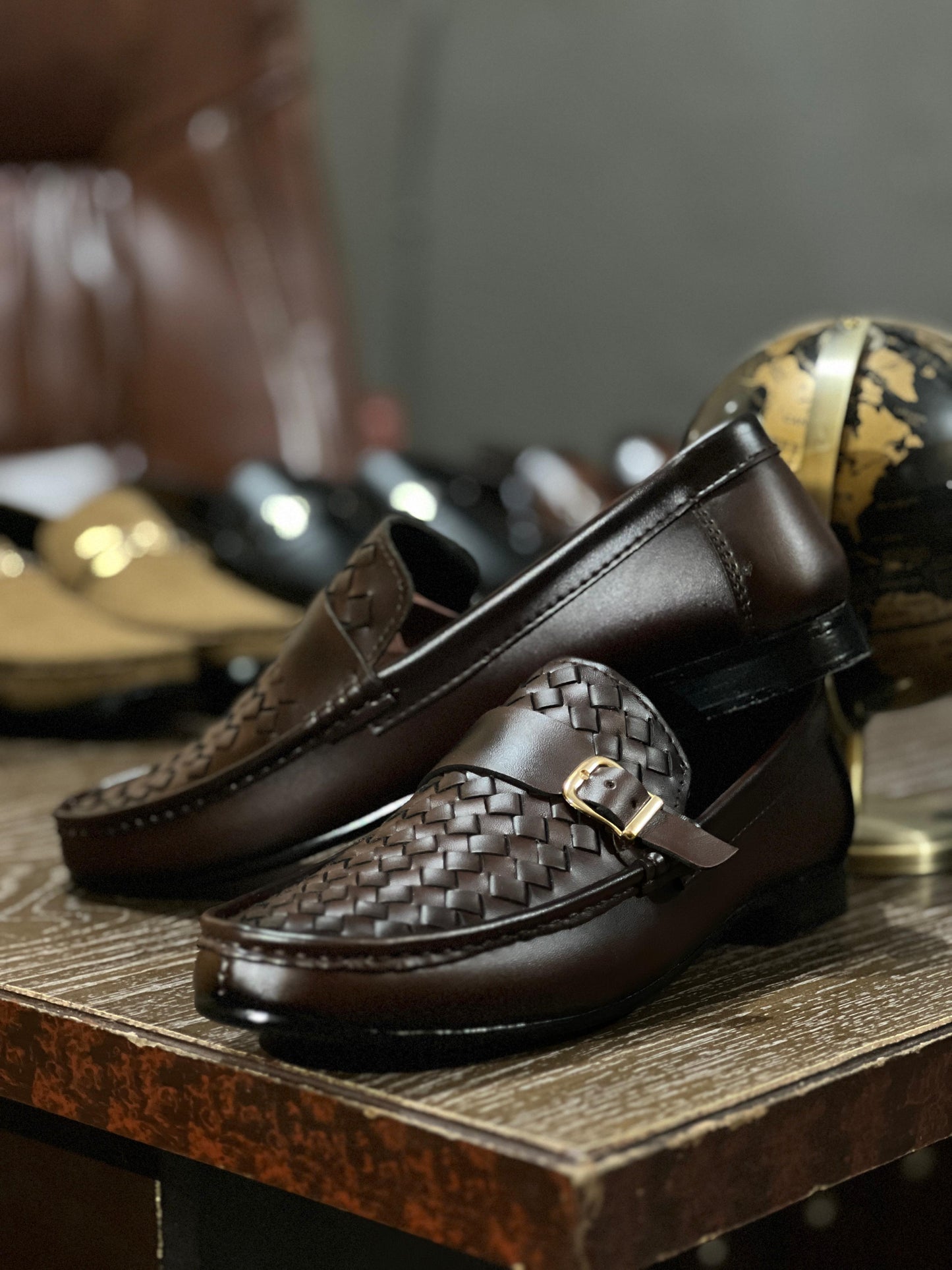 Cherry Leather Handmade Loafer-2671
