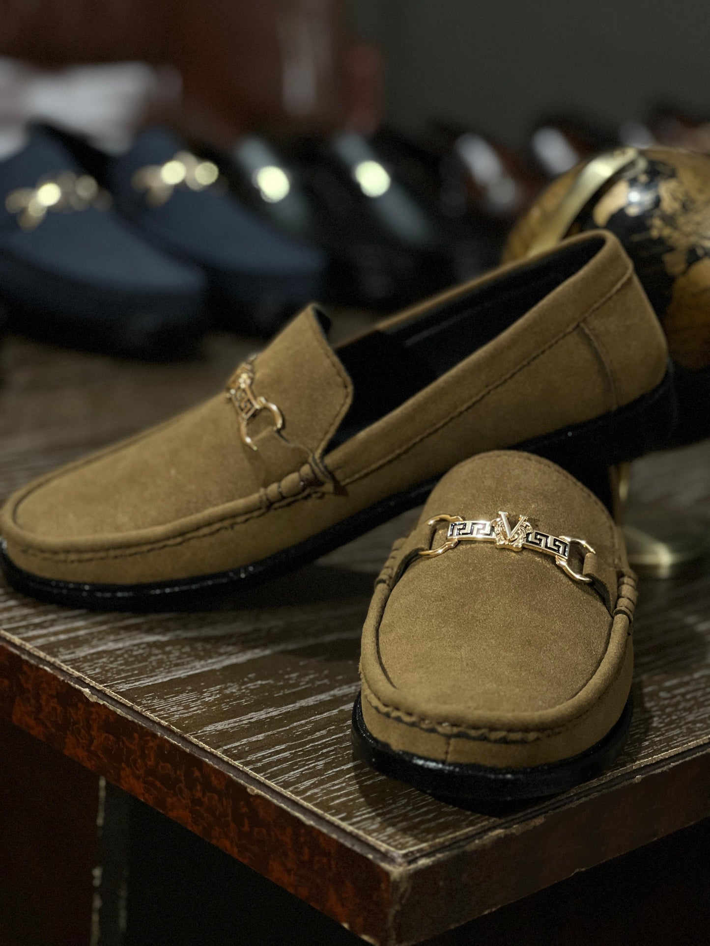 Cherry Leather Handmade Shoes-2676