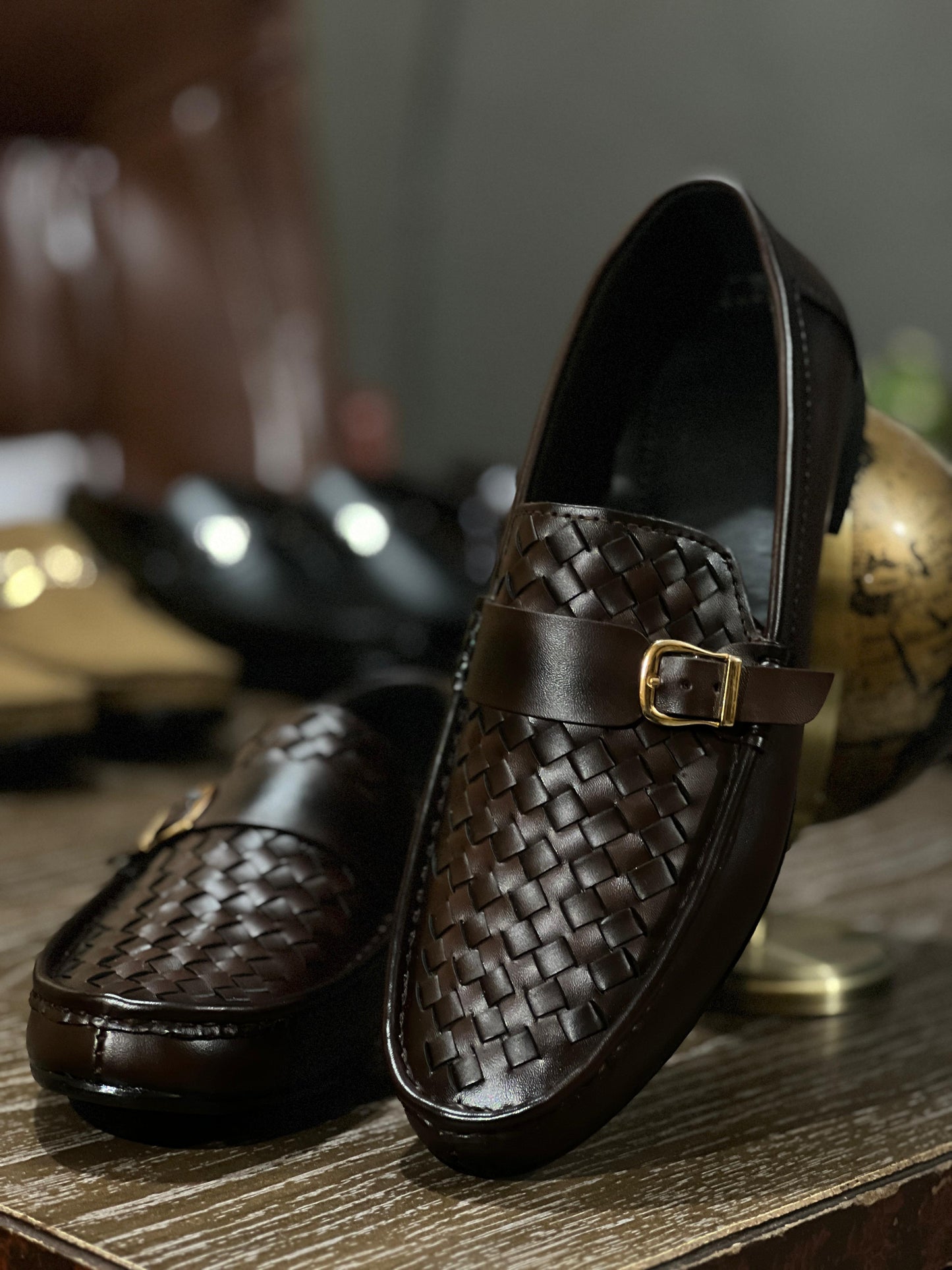 Cherry Leather Handmade Loafer-2671