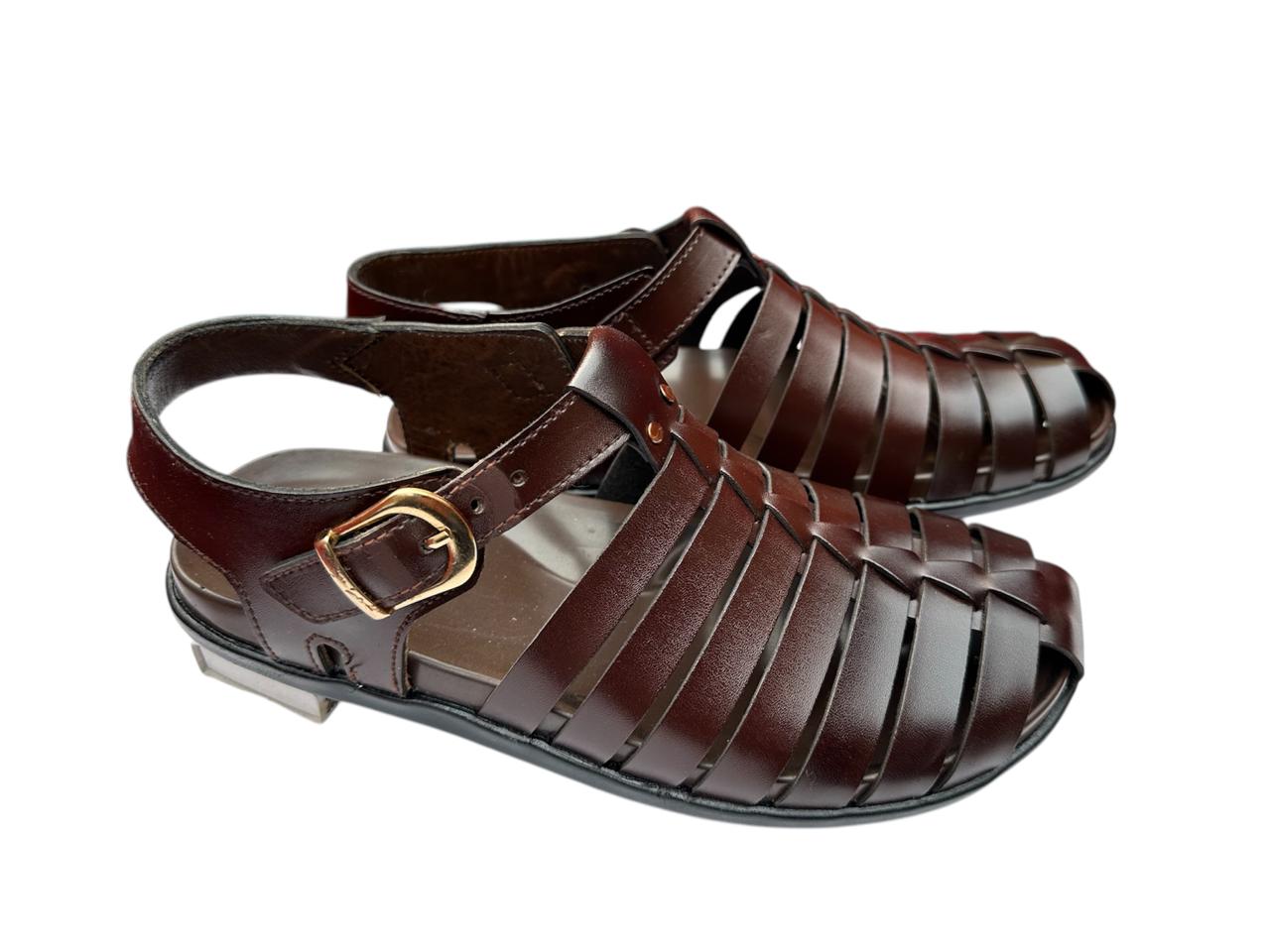 Men's Leather Sandal - 8813