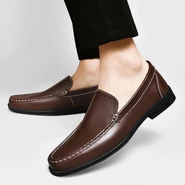 Cherry Leather Italialainen-Nahka-Handcrafted-Loafers - 2015