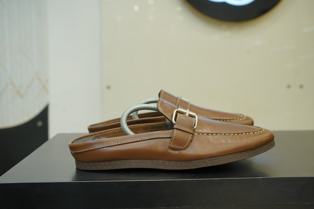 Backless Loafers - 4404