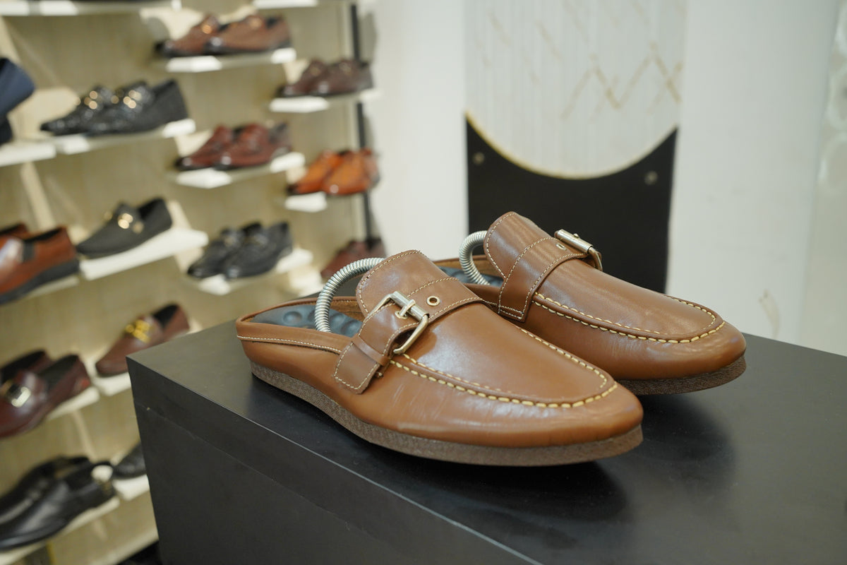 Backless Loafers - 4404