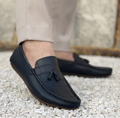 Cherry Leather Handmade Leather Loafer-66021