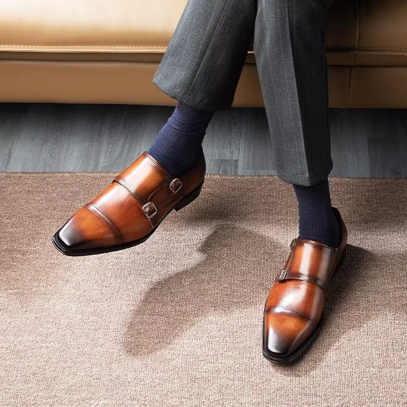 Double Monk Style Dress Shoes -5801