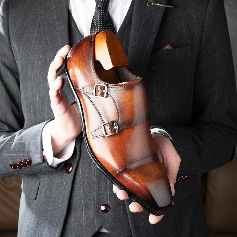 Double Monk Style Dress Shoes -5801