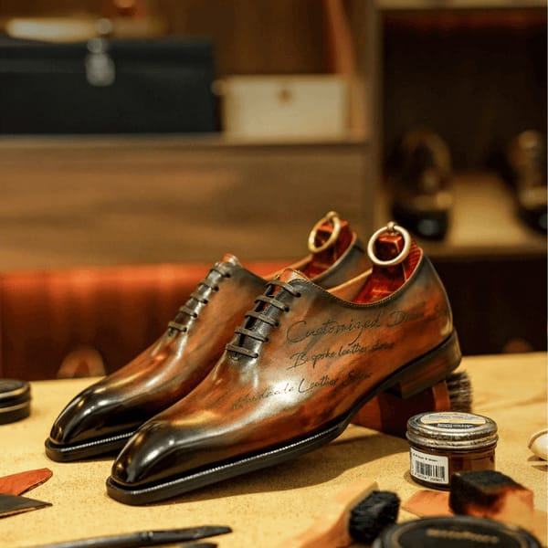 Majestic Leather Oxford -Chestnut Brown -8911