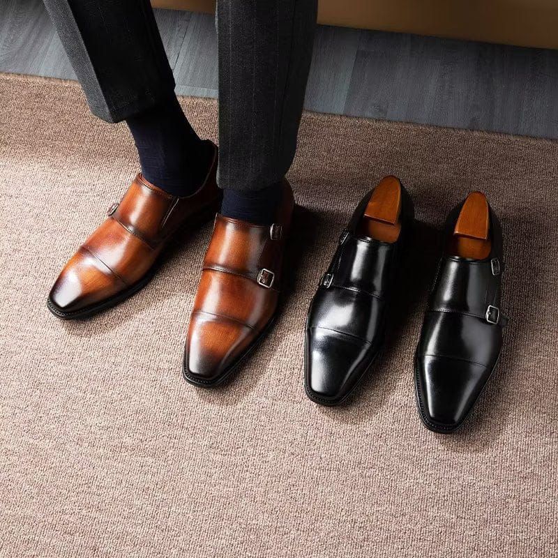Double Monk Style Dress Shoes -5801
