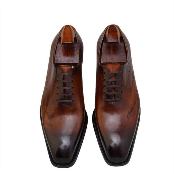 Majestic Leather Oxford -Chestnut Brown -8911