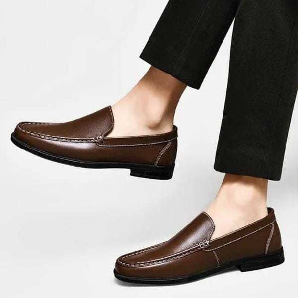 Cherry Leather Italialainen-Nahka-Handcrafted-Loafers - 2015