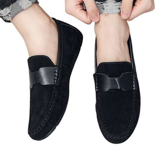 CHERRY LEATHER PREMIUM SUEDE LEATHER LOAFER -66052